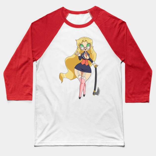 Chibi Low Baseball T-Shirt by DaneLowFi